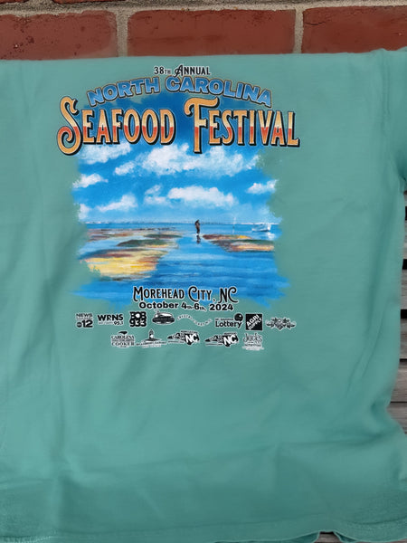 2024 NC Seafood Festival Youth T-Shirt - Spanish Moss