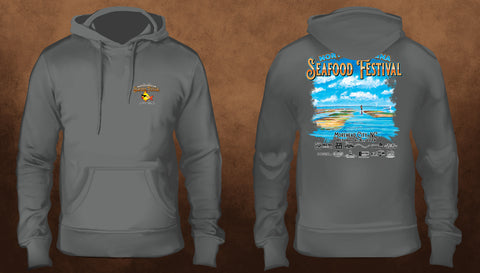 2024 NC Seafood Festival Hoodie - Charcoal